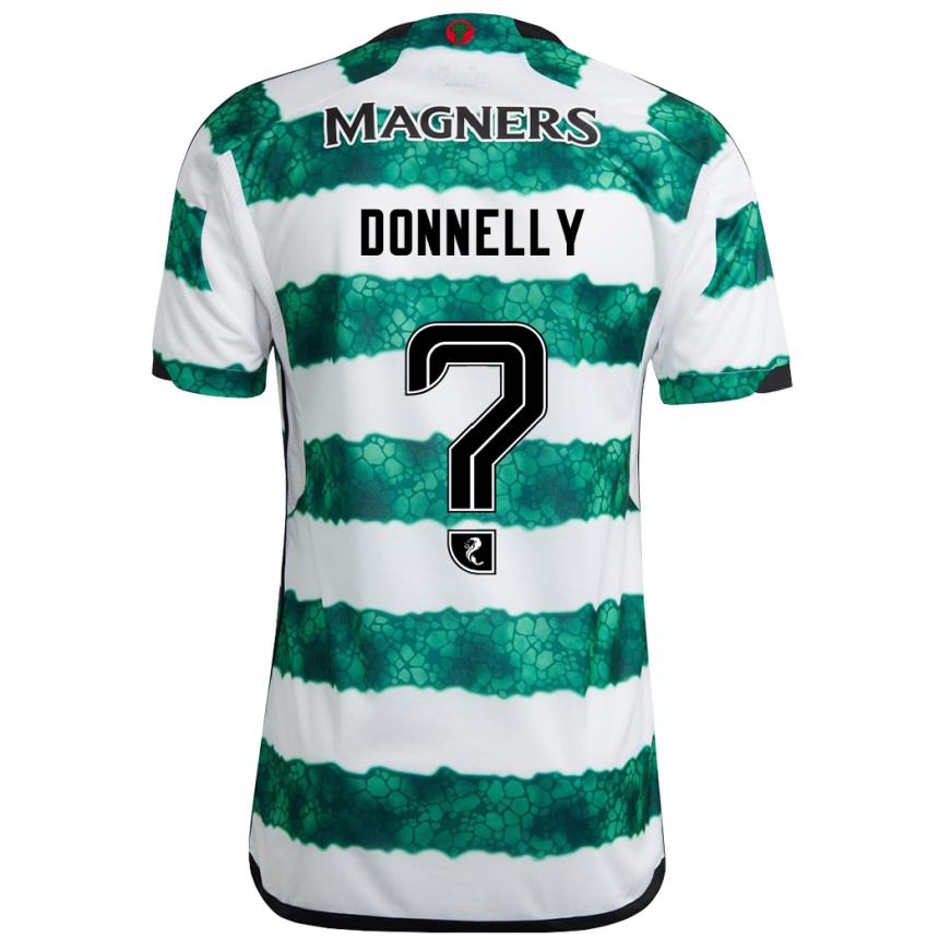 Women Football Jacob Donnelly #0 Green Home Jersey 2023/24 T-Shirt