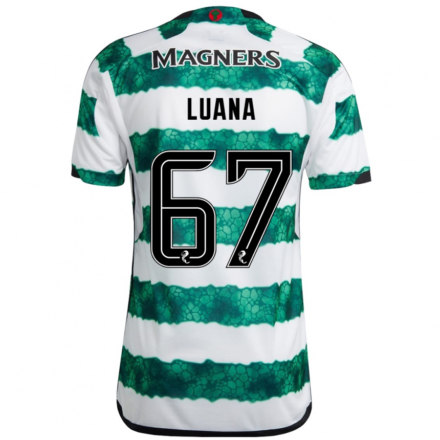 Women Football Luana Muñoz #67 Green Home Jersey 2023/24 T-Shirt