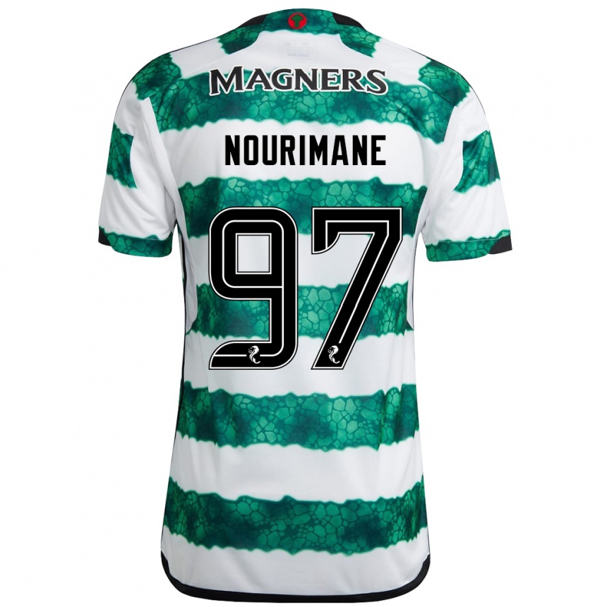 Women Football Addi Nourimane #97 Green Home Jersey 2023/24 T-Shirt