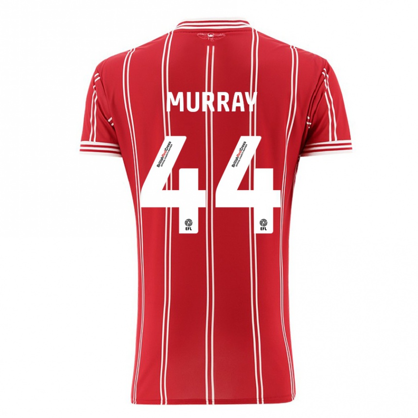 Women Football Satara Murray #44 Red Home Jersey 2023/24 T-Shirt