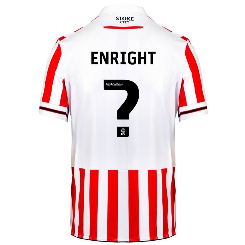 Women Football Luke Enright #0 Red White Home Jersey 2023/24 T-Shirt