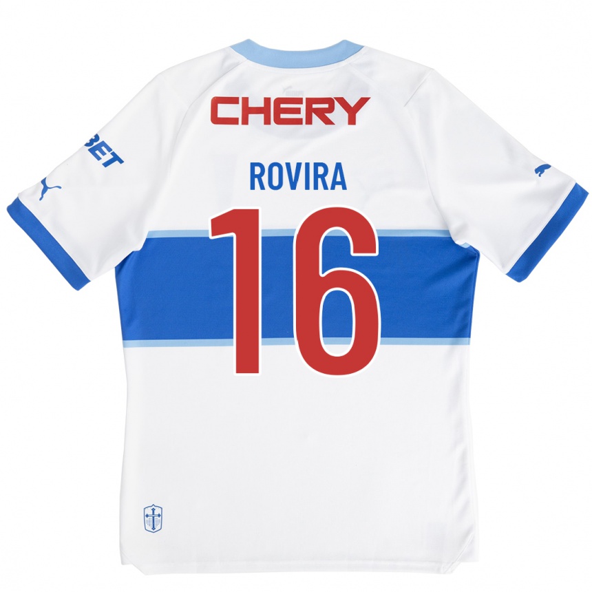 Women Football Brayan Rovira #16 White Home Jersey 2023/24 T-Shirt