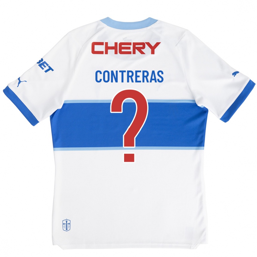 Women Football Mathías Contreras #0 White Home Jersey 2023/24 T-Shirt