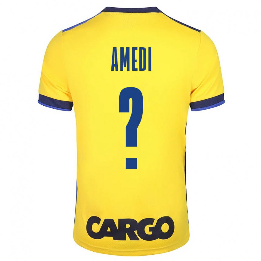 Women Football Roei Amedi #0 Yellow Home Jersey 2023/24 T-Shirt
