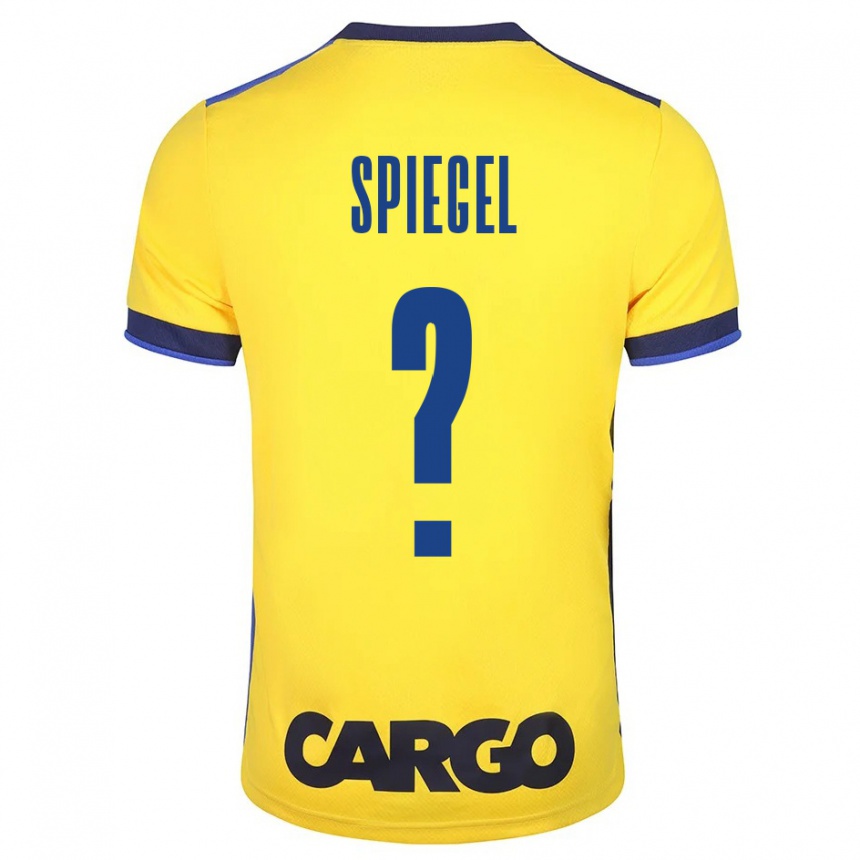 Women Football Liran Spiegel #0 Yellow Home Jersey 2023/24 T-Shirt