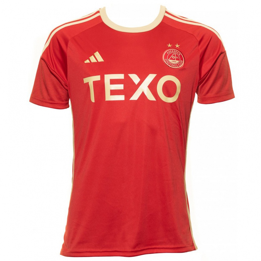 Women Football Reuben Smillie #0 Red Home Jersey 2023/24 T-Shirt