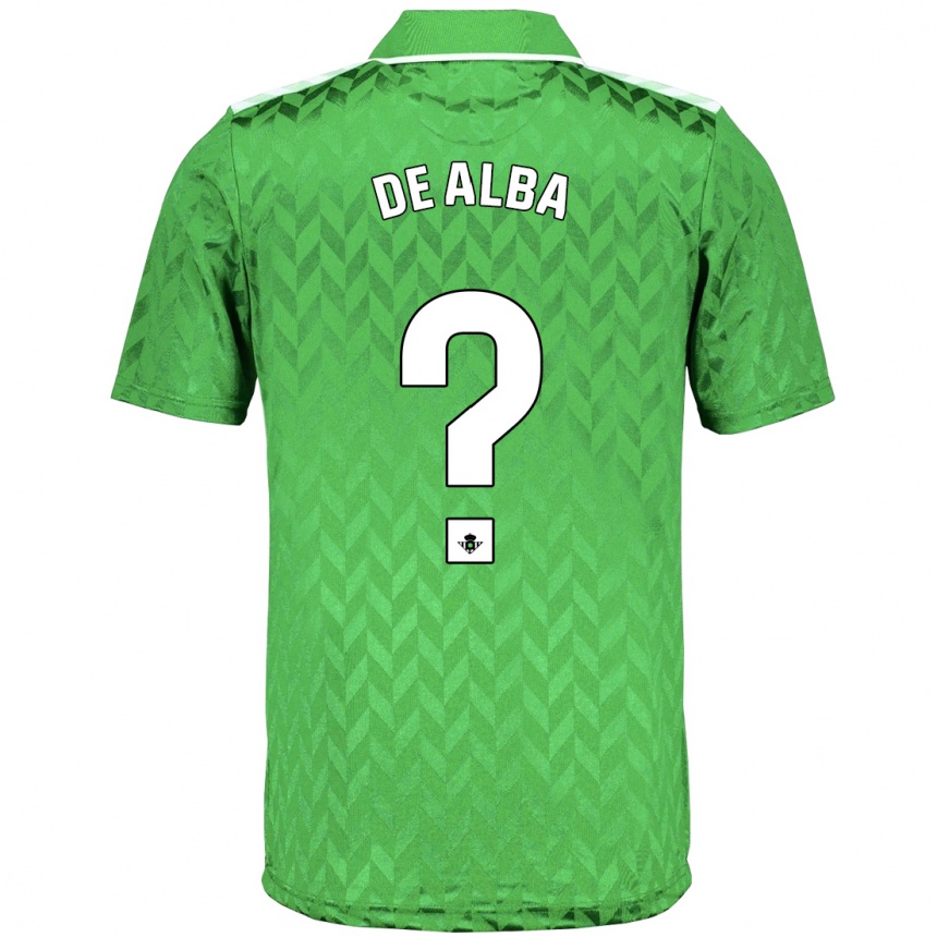 Women Football Luismi De Alba #0 Green Away Jersey 2023/24 T-Shirt