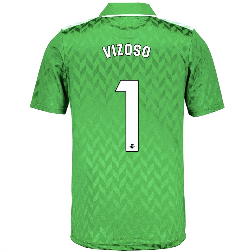 Women Football Paula Vizoso Prieto #1 Green Away Jersey 2023/24 T-Shirt