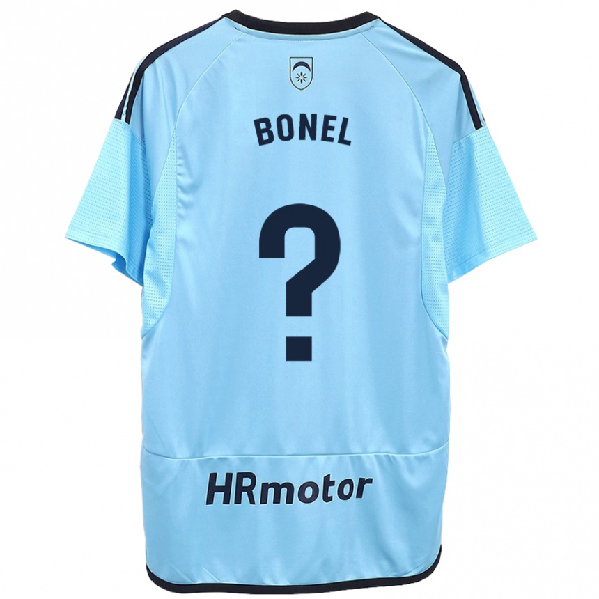 Women Football Aimar Bonel #0 Blue Away Jersey 2023/24 T-Shirt