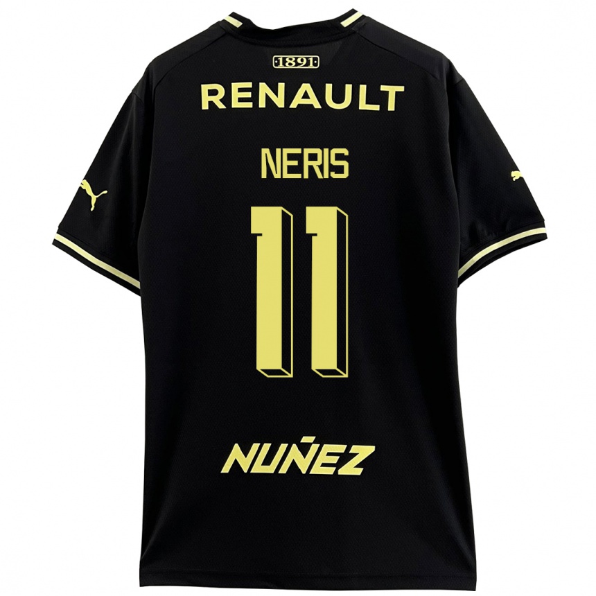 Women Football José Neris #11 Black Away Jersey 2023/24 T-Shirt