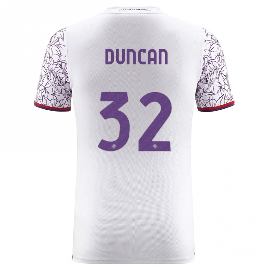 Women Football Alfred Duncan #32 White Away Jersey 2023/24 T-Shirt