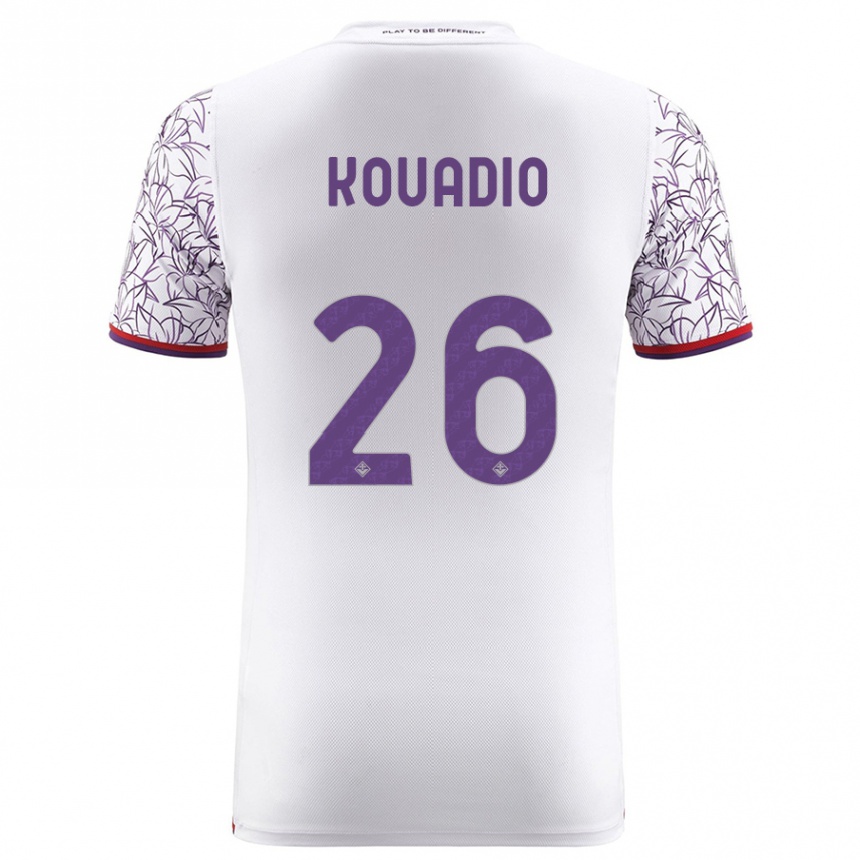 Women Football Eddy Kouadio #26 White Away Jersey 2023/24 T-Shirt