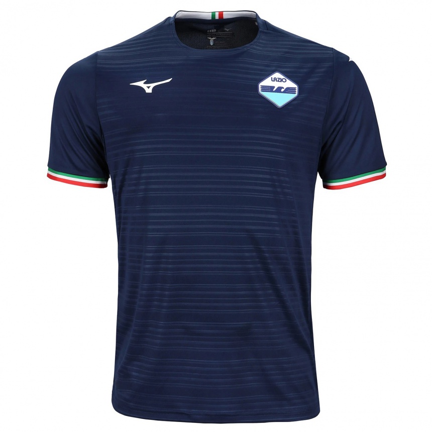 Women Football Edoardo Raffo #0 Navy Away Jersey 2023/24 T-Shirt