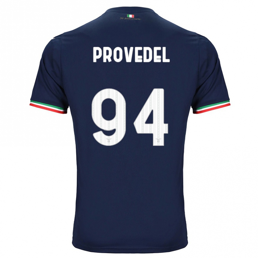 Women Football Ivan Provedel #94 Navy Away Jersey 2023/24 T-Shirt
