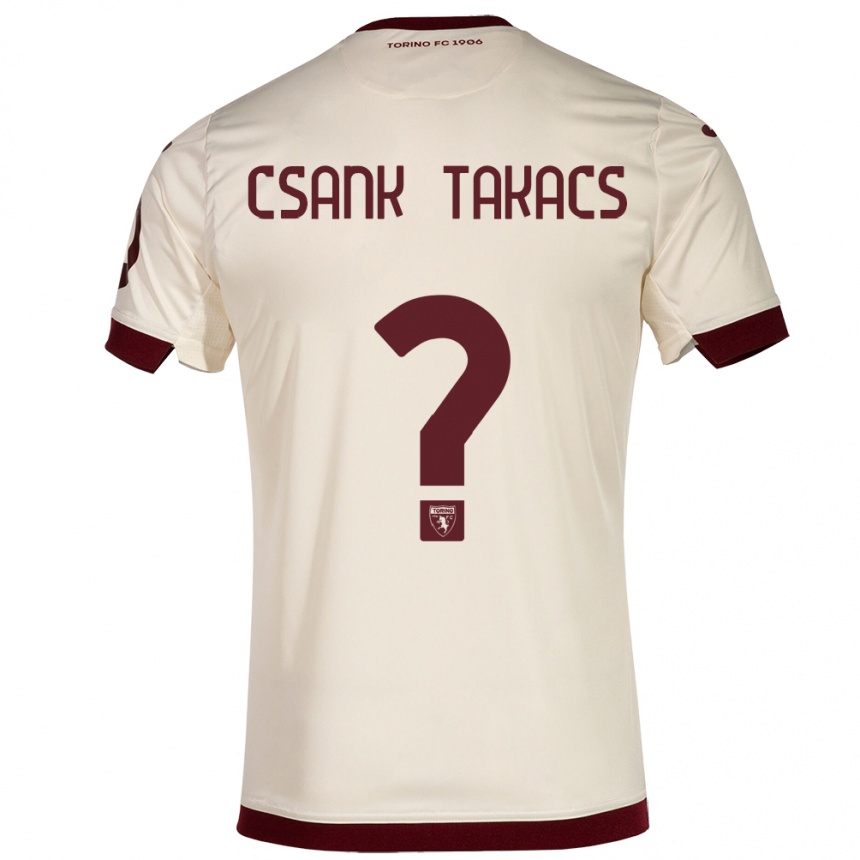 Women Football Kristóf Csánk-Takács #0 Champagne Away Jersey 2023/24 T-Shirt