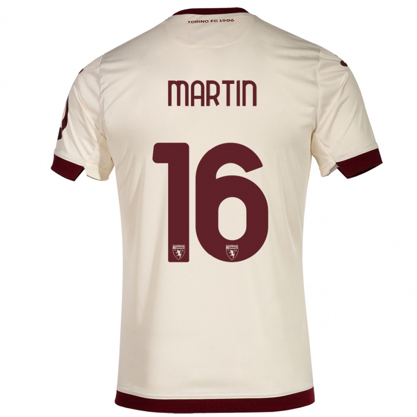 Women Football Francesca Martin #16 Champagne Away Jersey 2023/24 T-Shirt