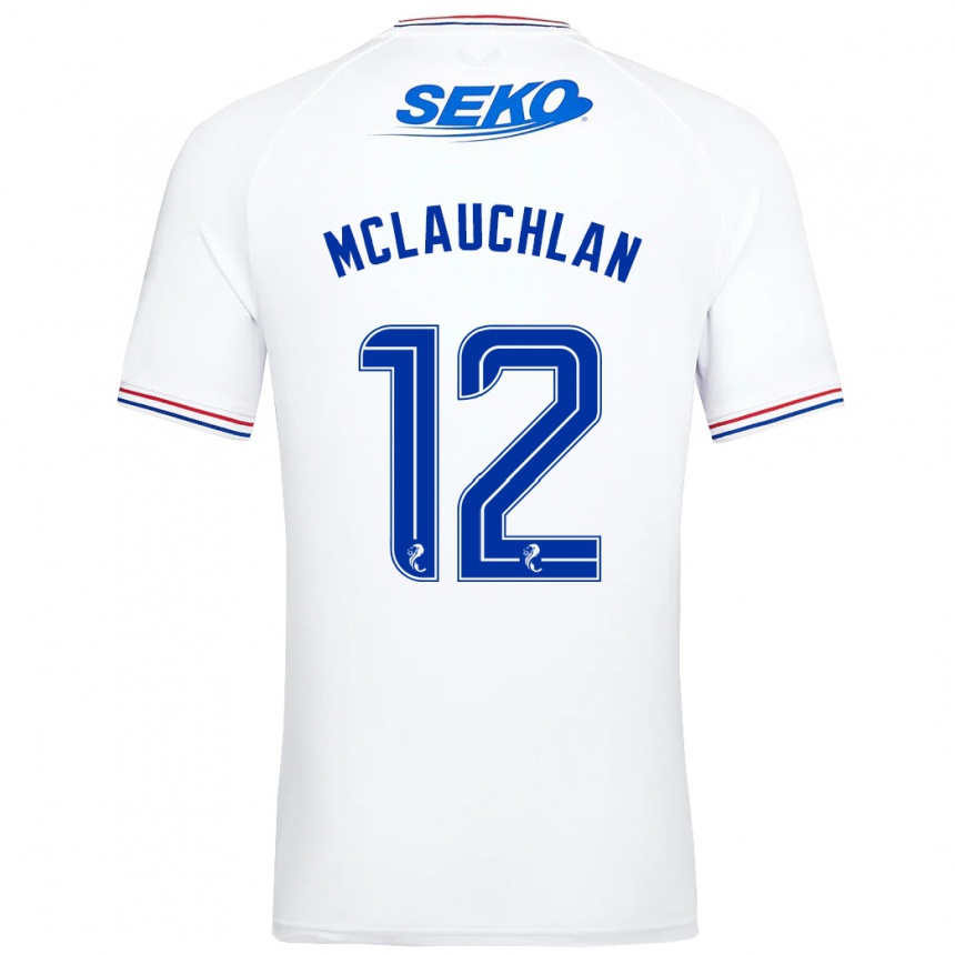 Women Football Rachel Mclauchlan #12 White Away Jersey 2023/24 T-Shirt