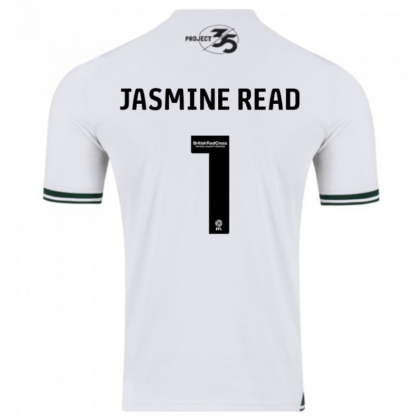 Women Football Jasmine Read #1 White Away Jersey 2023/24 T-Shirt