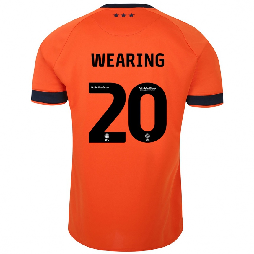 Women Football Megan Wearing #20 Orange Away Jersey 2023/24 T-Shirt