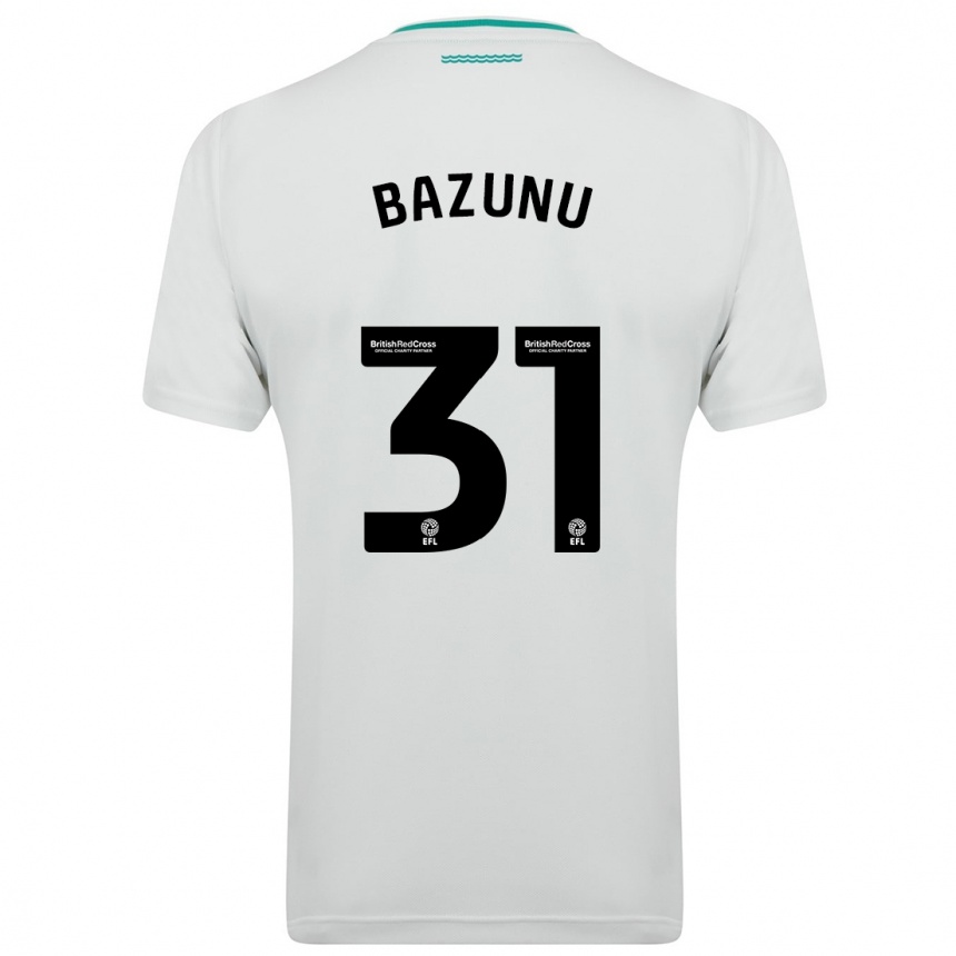 Women Football Gavin Bazunu #31 White Away Jersey 2023/24 T-Shirt