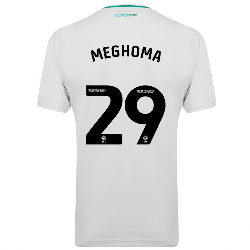 Women Football Jayden Meghoma #29 White Away Jersey 2023/24 T-Shirt