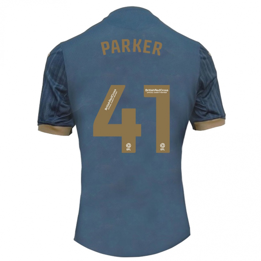 Women Football Sam Parker #41 Dark Teal Away Jersey 2023/24 T-Shirt