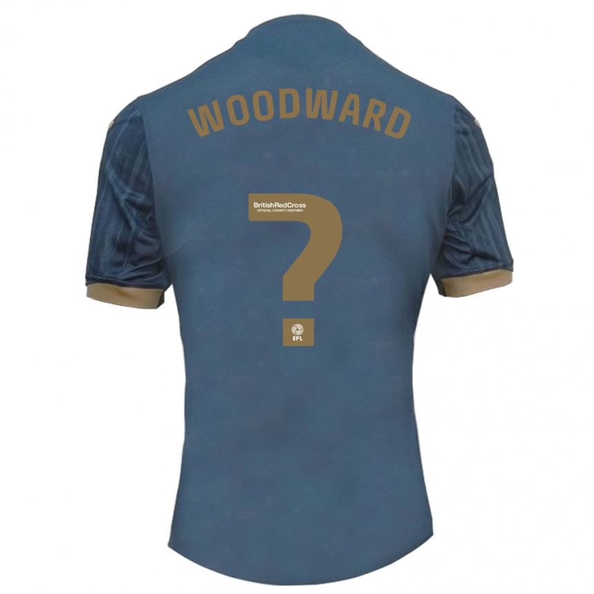 Women Football Thomas Woodward #0 Dark Teal Away Jersey 2023/24 T-Shirt