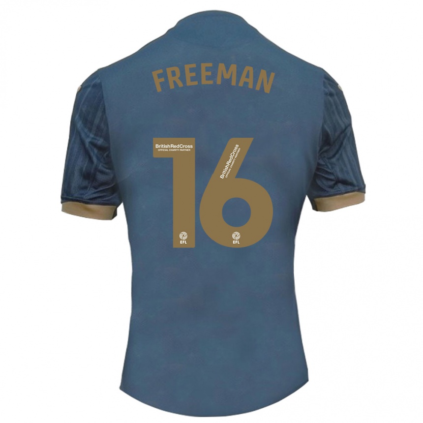 Women Football Emily Freeman #16 Dark Teal Away Jersey 2023/24 T-Shirt