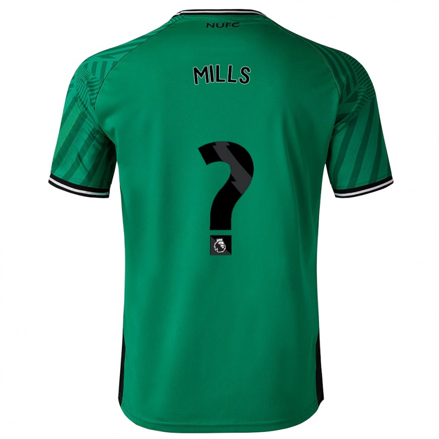 Women Football Michael Mills #0 Green Away Jersey 2023/24 T-Shirt