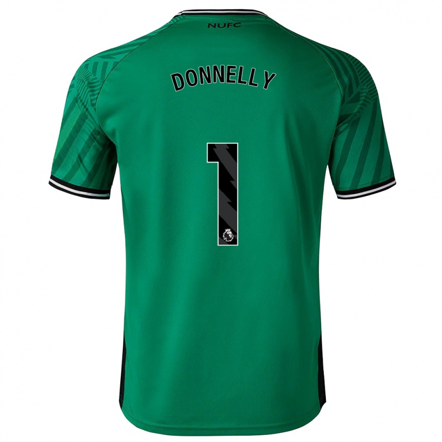 Women Football Grace Donnelly #1 Green Away Jersey 2023/24 T-Shirt
