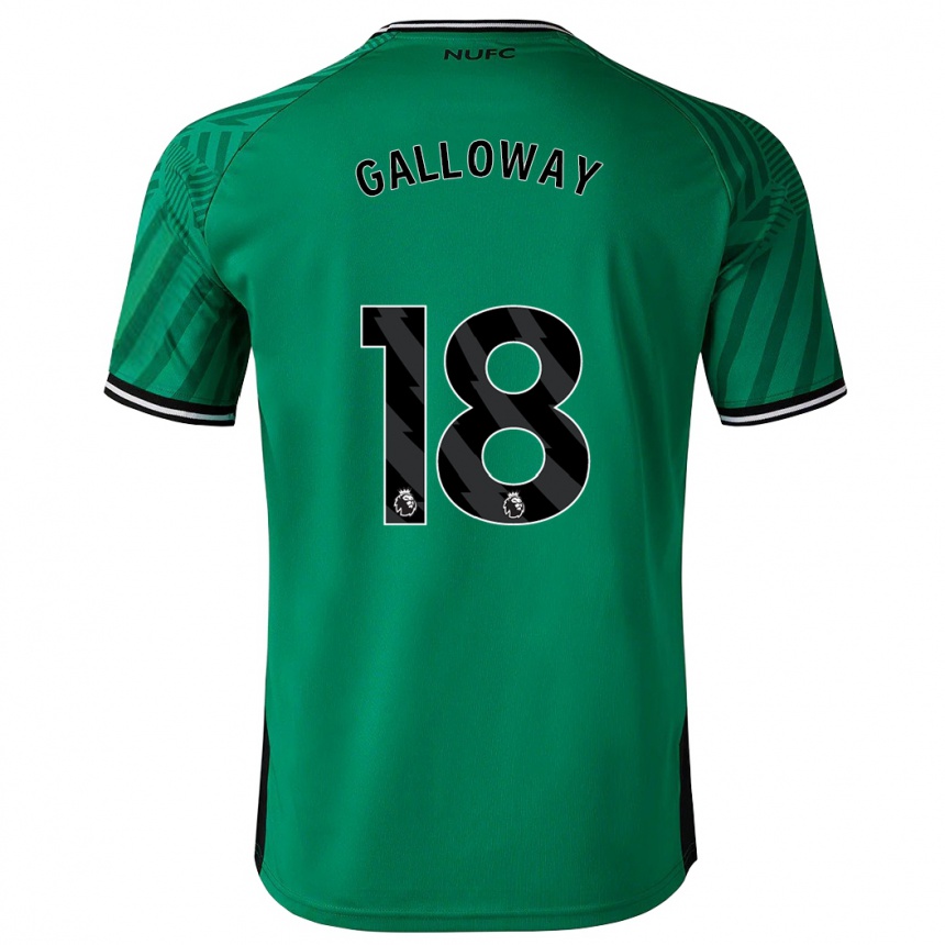 Women Football Bridget Galloway #18 Green Away Jersey 2023/24 T-Shirt