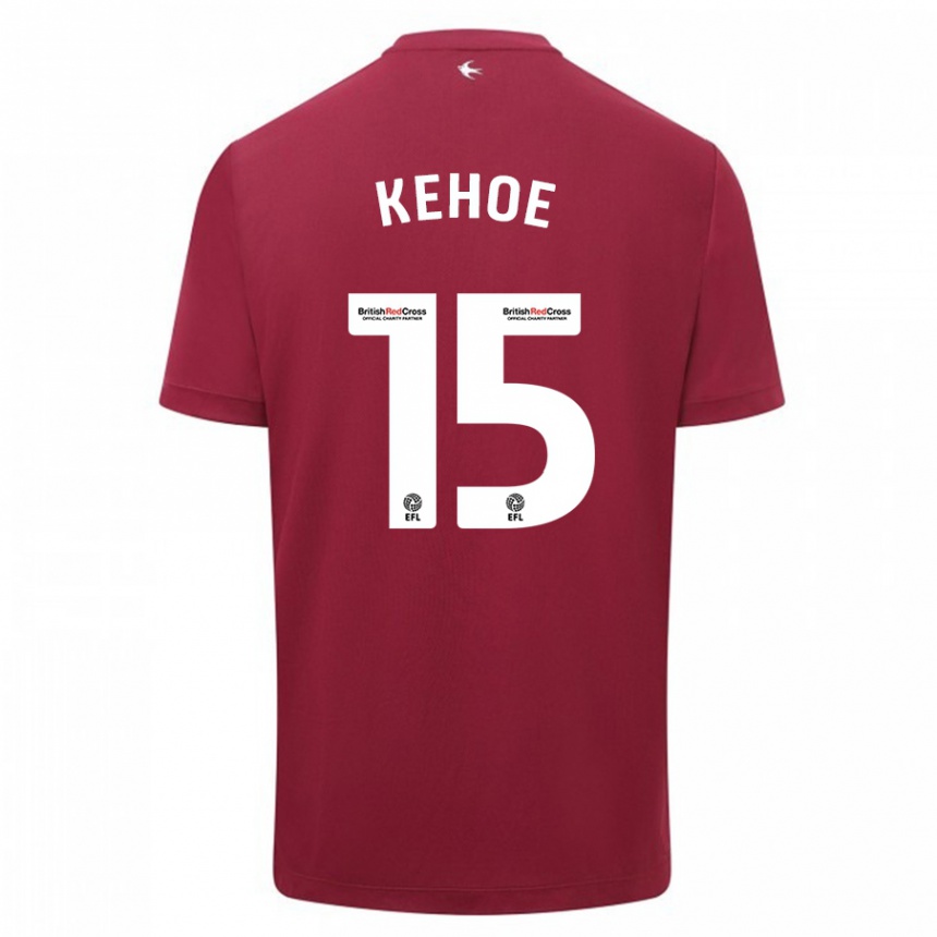 Women Football Molly Kehoe #15 Red Away Jersey 2023/24 T-Shirt