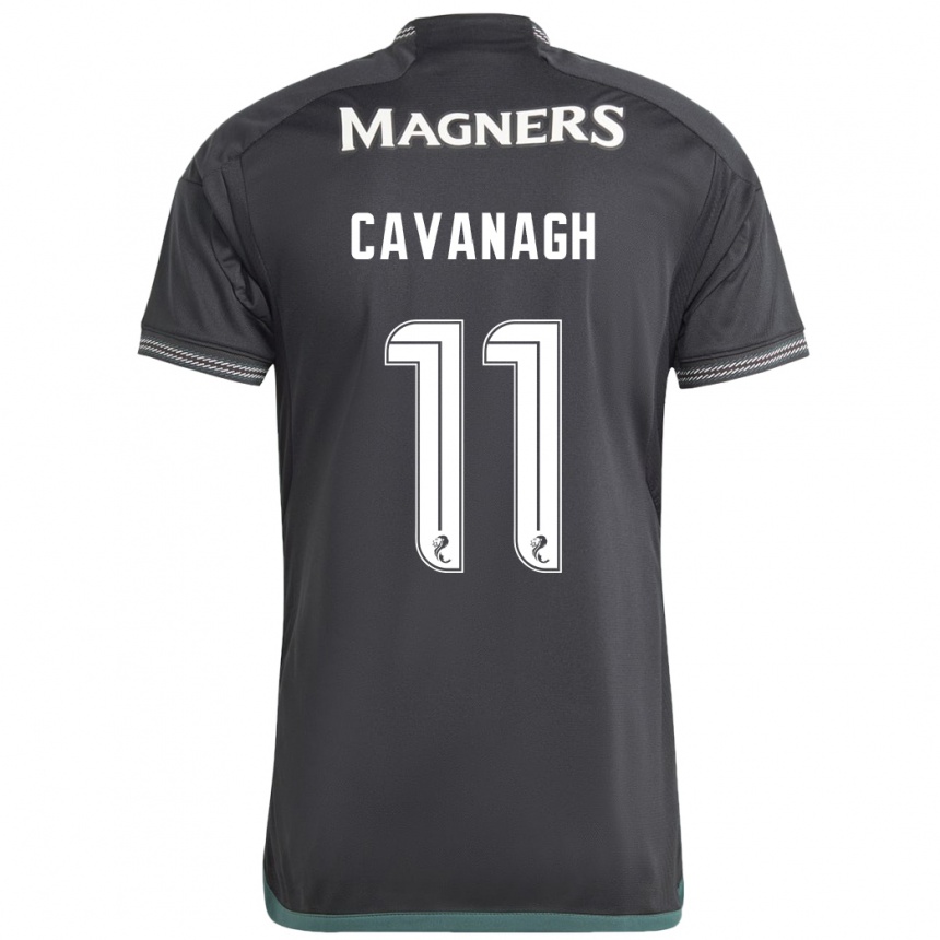 Women Football Colette Cavanagh #11 Black Away Jersey 2023/24 T-Shirt