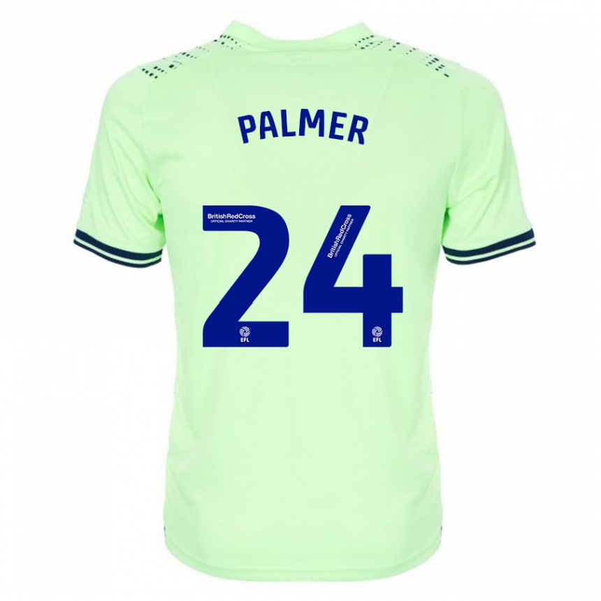 Women Football Alex Palmer #24 Navy Away Jersey 2023/24 T-Shirt
