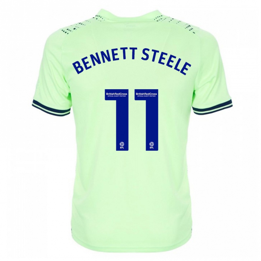 Women Football Lizzie Bennett-Steele #11 Navy Away Jersey 2023/24 T-Shirt