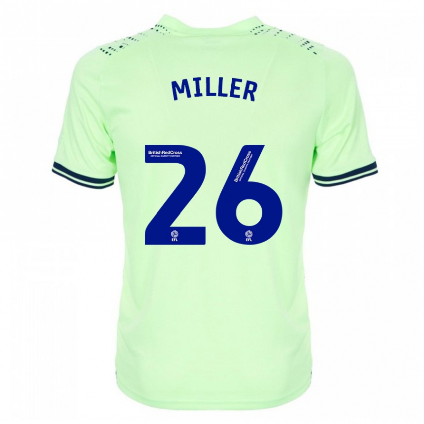 Women Football Nna Miller #26 Navy Away Jersey 2023/24 T-Shirt