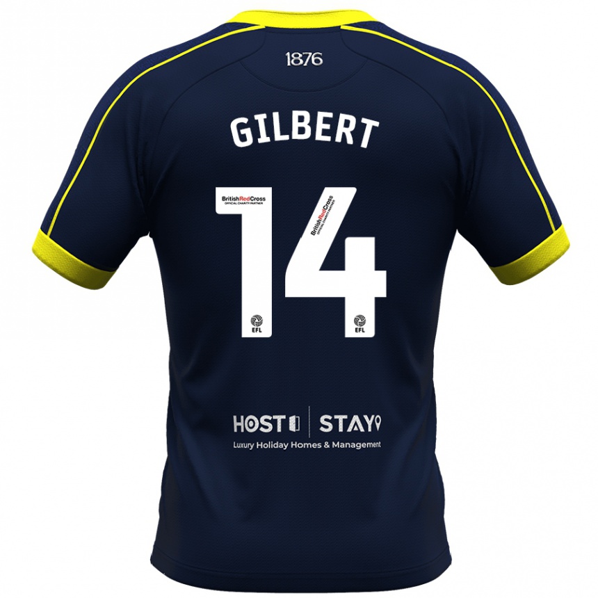 Women Football Alex Gilbert #14 Navy Away Jersey 2023/24 T-Shirt