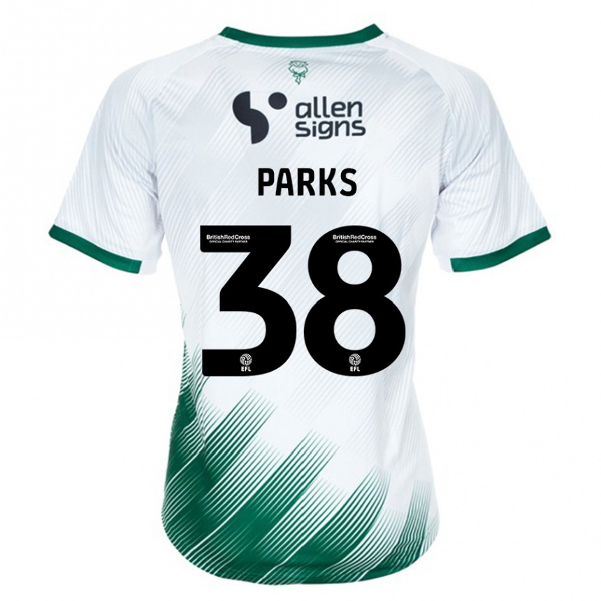 Women Football Charlie Parks #38 White Away Jersey 2023/24 T-Shirt