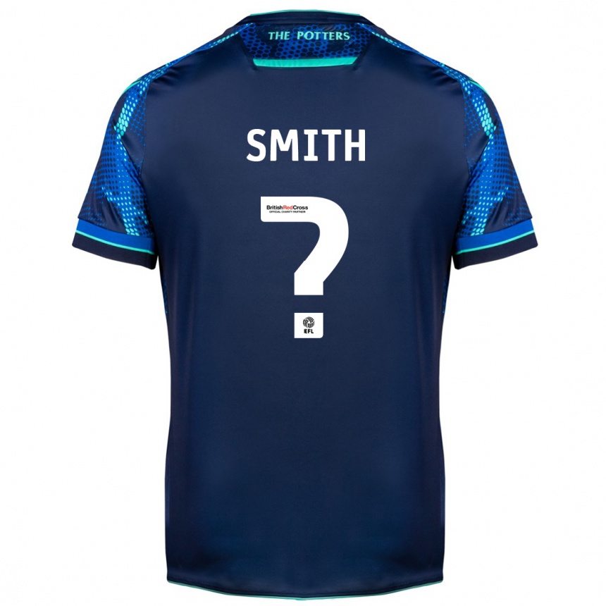 Women Football William Smith #0 Navy Away Jersey 2023/24 T-Shirt