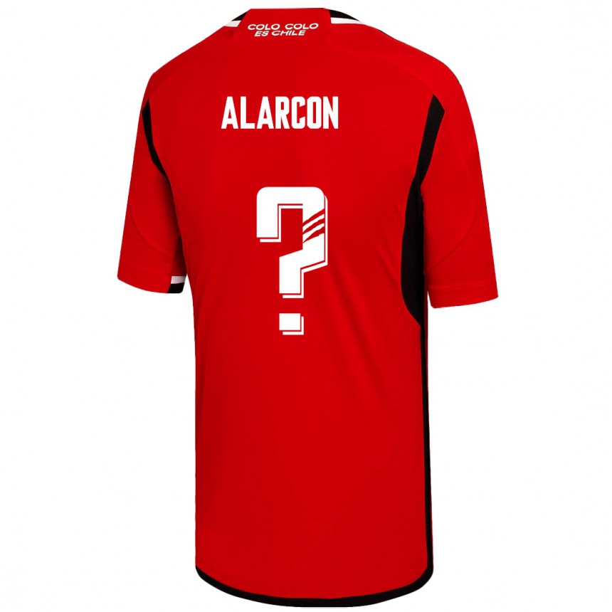 Women Football Cristian Alarcón #0 Red Away Jersey 2023/24 T-Shirt