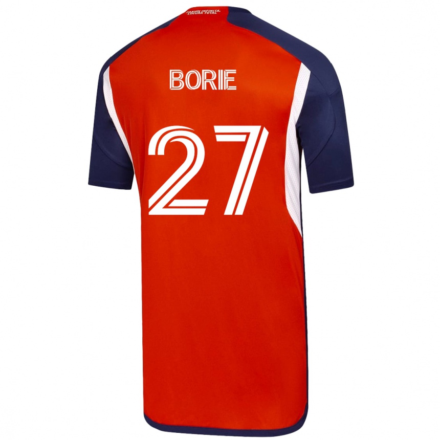 Women Football Emilie Borie #27 White Away Jersey 2023/24 T-Shirt