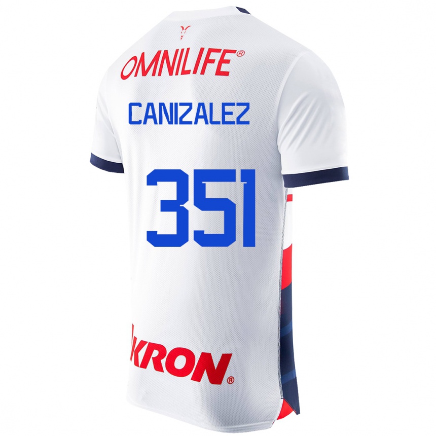 Women Football Djorkaeff Canizalez #351 White Away Jersey 2023/24 T-Shirt