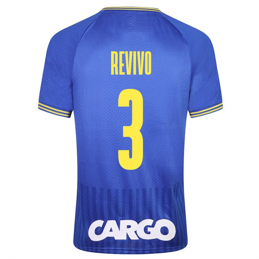 Women Football Roy Revivo #3 Blue Away Jersey 2023/24 T-Shirt