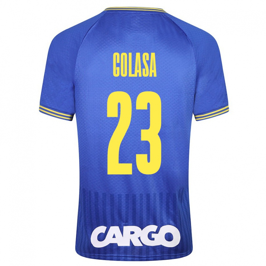 Women Football Eyal Golasa #23 Blue Away Jersey 2023/24 T-Shirt