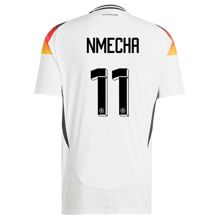 Kids Football Germany Lukas Nmecha #11 White Home Jersey 24-26 T-Shirt