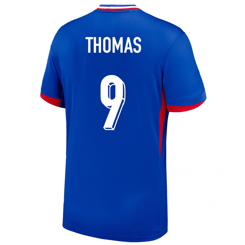 Kids Football France Lindsey Thomas #9 Blue Home Jersey 24-26 T-Shirt