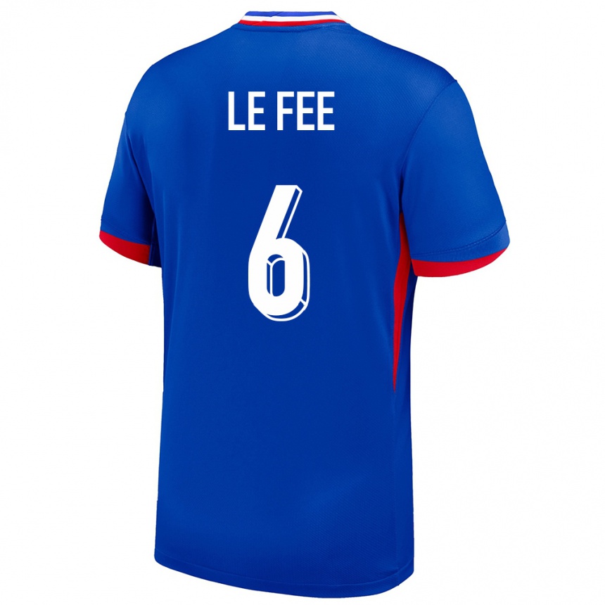 Kids Football France Enzo Le Fee #6 Blue Home Jersey 24-26 T-Shirt