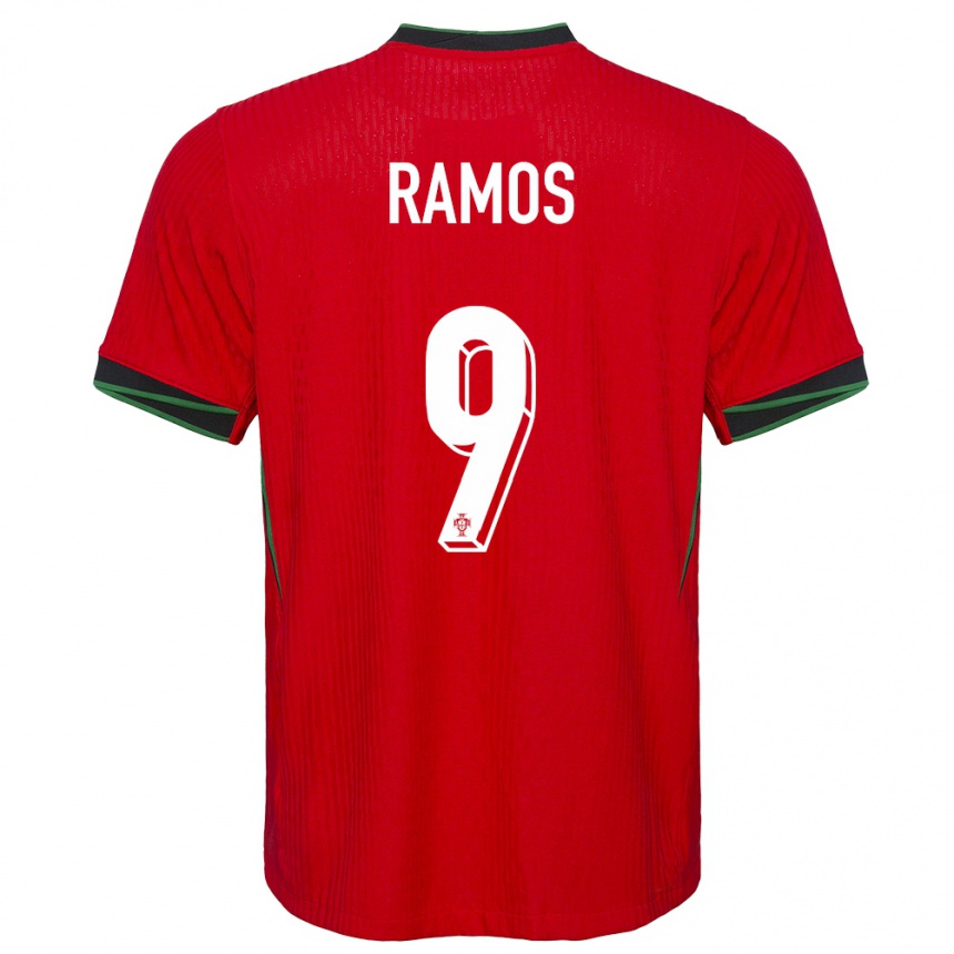 Kids Football Portugal Goncalo Ramos #9 Red Home Jersey 24-26 T-Shirt