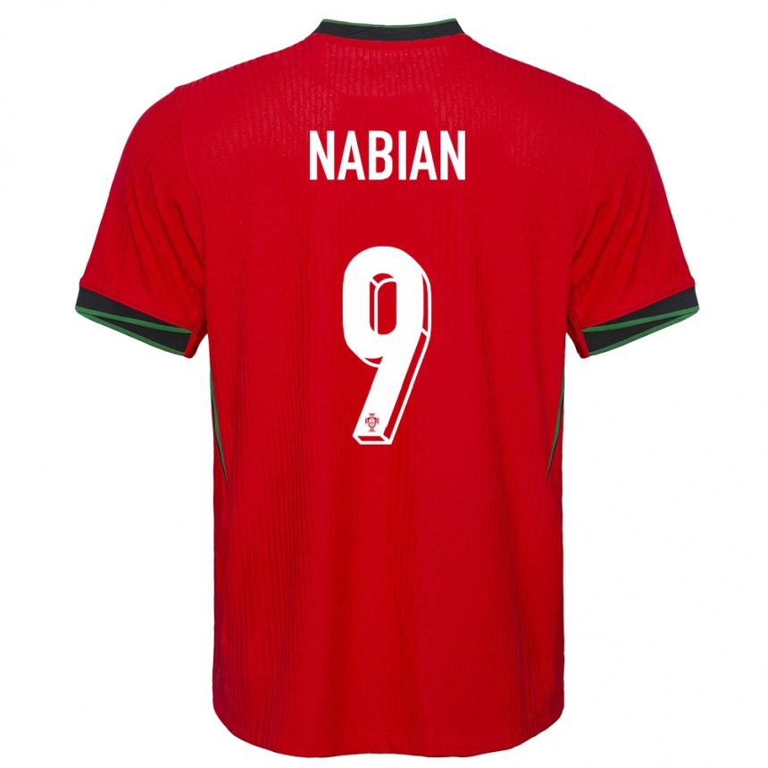 Kids Football Portugal Herculano Nabian #9 Red Home Jersey 24-26 T-Shirt