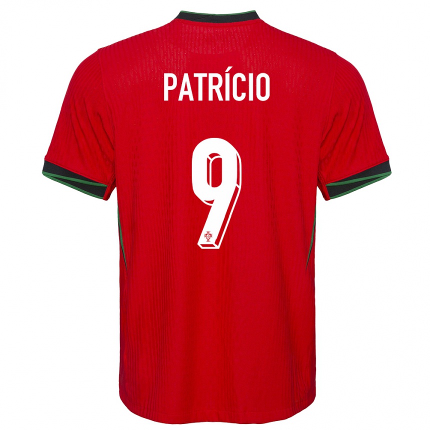 Kids Football Portugal Nuno Patricio #9 Red Home Jersey 24-26 T-Shirt